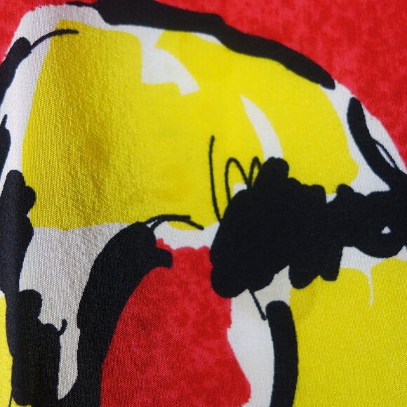 Vintage Escada News From The Tiger Print 100% Silk Scarf, Missing Label Tag - Picture 13 of 16